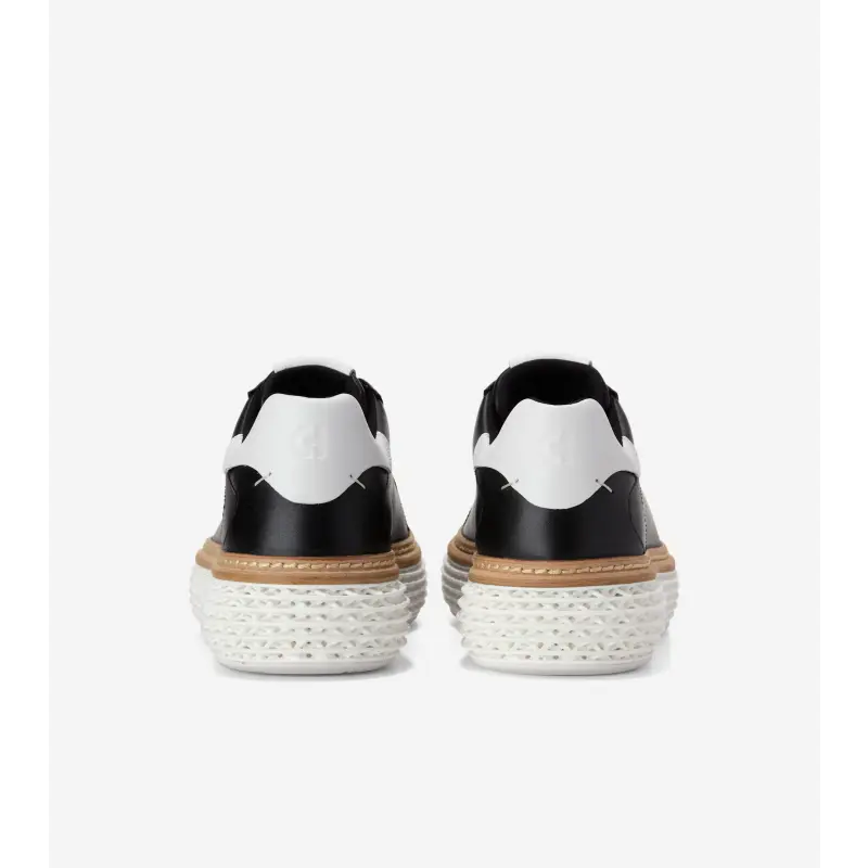 Cole Haan GrandPrø SkyWeave Black White Lace Sneaker - Image 4