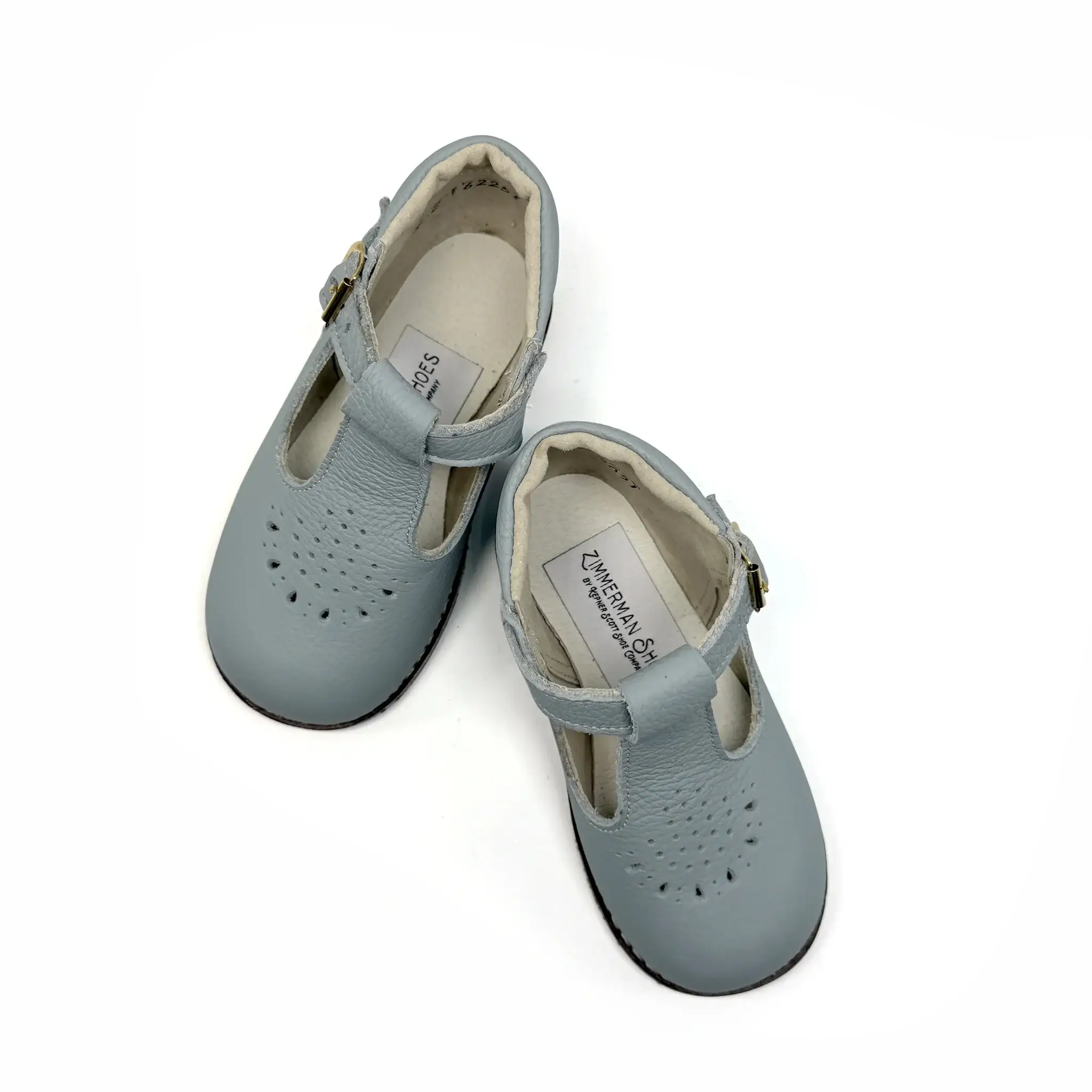 Zimmerman Pale Blue First Walker T-Strap - Image 3