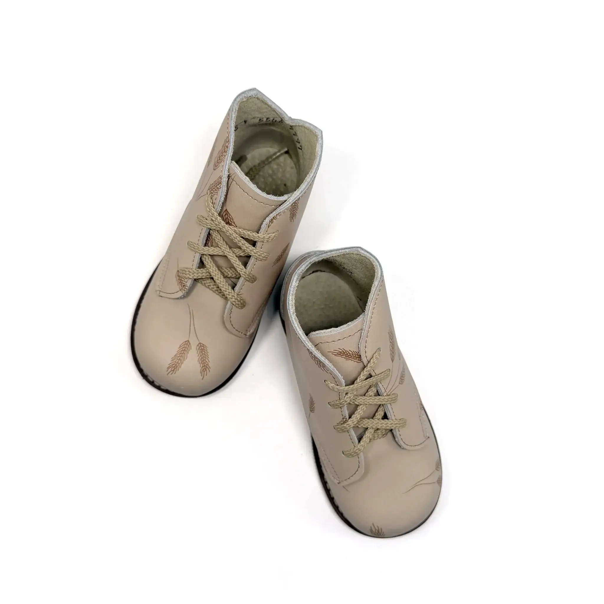 Zimmerman Wheat First Walker Lace Up Bootie - Image 3