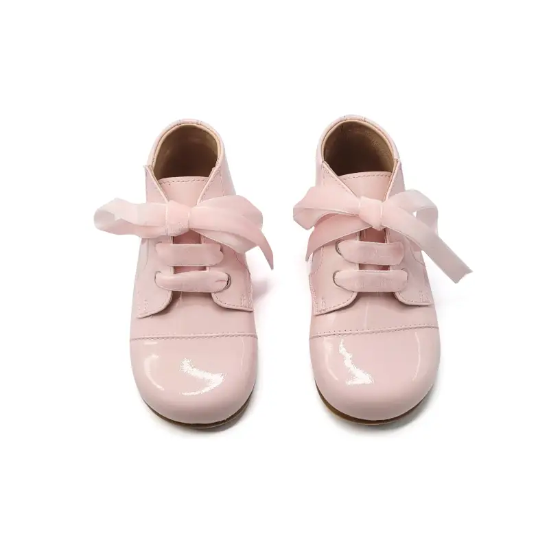 Zubii Baby Pink Patent Lace Up - Image 2